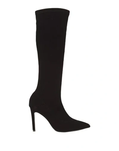 Shop Alberto Gozzi Knee Boots In Black