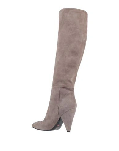 Shop Giampaolo Viozzi Boots In Dove Grey