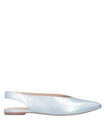 Shop Loeffler Randall Ballet Flats In Silver
