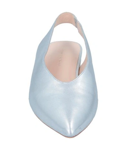 Shop Loeffler Randall Ballet Flats In Silver