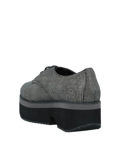 Shop Espadrilles Laced Shoes In Grey
