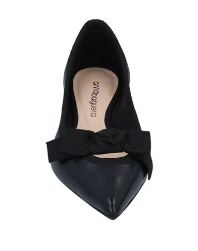 Shop Anna Baiguera Ballet Flats In Black