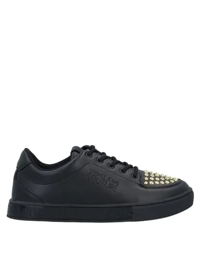 Shop Versace Jeans Sneakers In Black