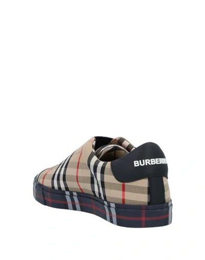 Shop Burberry Sneakers In Beige