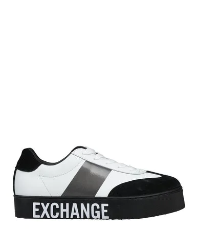 armani exchange sneakers black