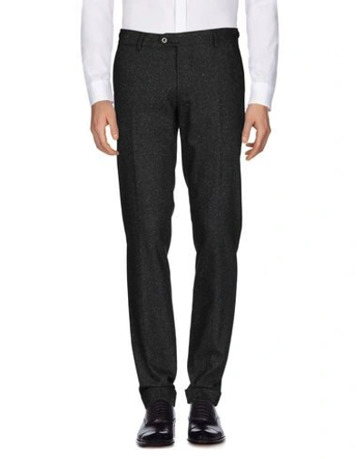 Shop Berwich Man Pants Steel Grey Size 36 Wool, Polyester, Silk, Elastane