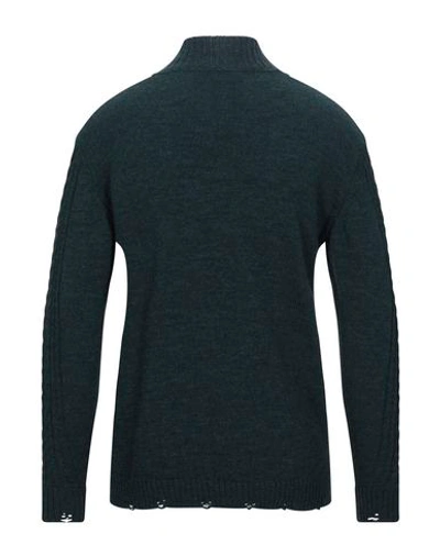 Shop Macchia J Man Turtleneck Dark Green Size L Wool, Polyamide