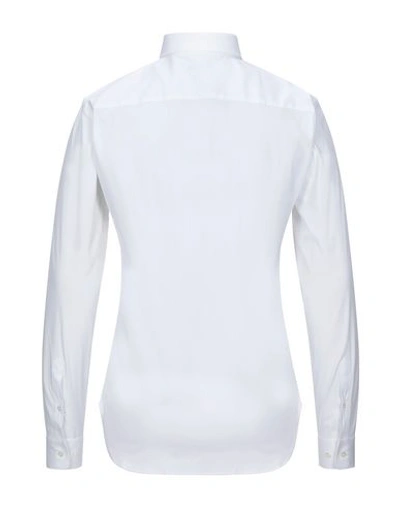 Shop Burberry Man Shirt White Size 15 Cotton, Polyamide, Elastane