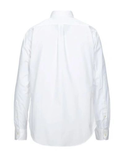 Shop Bellerose Solid Color Shirt In White