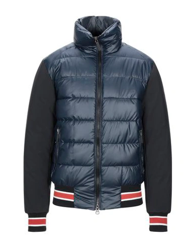 Shop Invicta Synthetic Down Jackets In Dark Blue