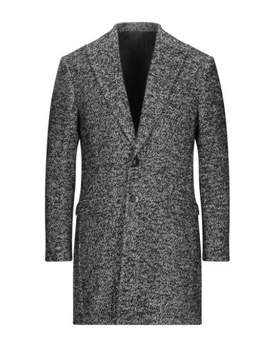 Shop Alessandro Dell'acqua Coat In Black