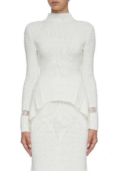 Shop Dion Lee Float Sweater In Neutral
