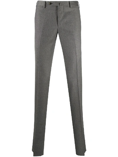 Pt01 Slim-fit Tailored Trousers In Grey