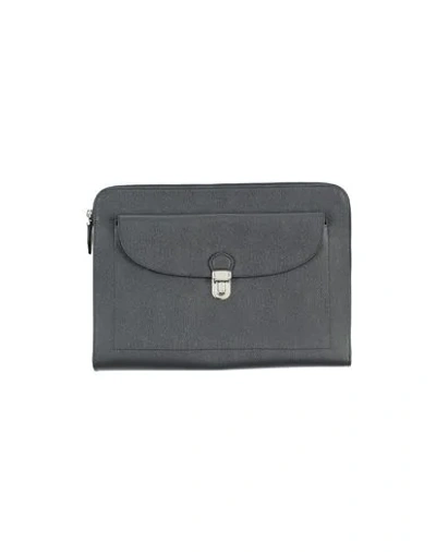 Shop Tod's Document Holders In Dark Blue