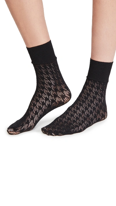 Shop Wolford Dylan Socks In Black