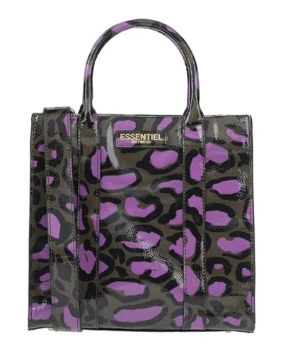 Shop Essentiel Antwerp Handbags In Purple