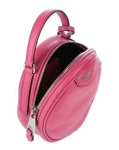 Shop Moschino Handbags In Fuchsia