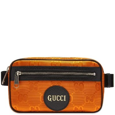 Shop Gucci Gg Eco Nylon Bumbag In Orange