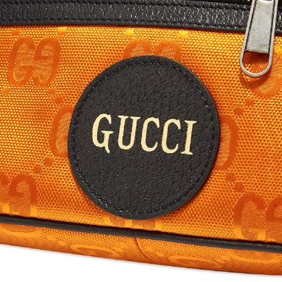 Shop Gucci Gg Eco Nylon Bumbag In Orange