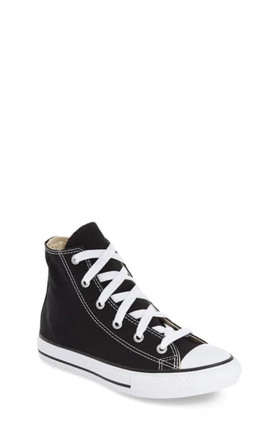 Converse Kids' Chuck Taylor All Star High Top Sneaker In Black/white |  ModeSens