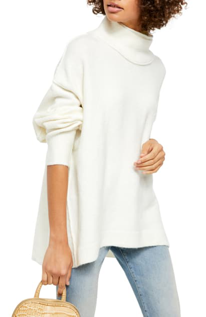 free people afterglow mock neck top