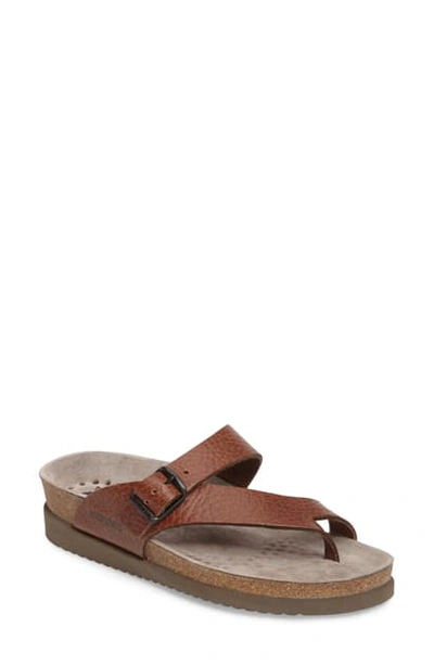Shop Mephisto 'helen' Sandal In Tan Leather
