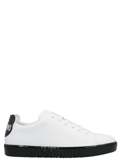 Shop Moschino Shoes In Nero Bianco