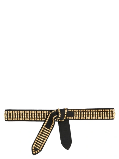 Shop Alberta Ferretti Belt In Black