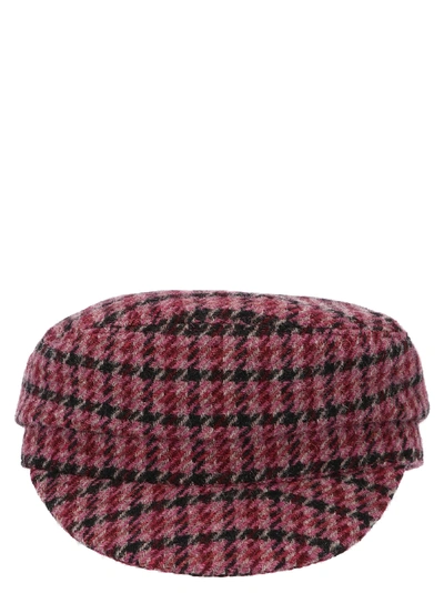 Shop Isabel Marant Evie Hat In Burgundy