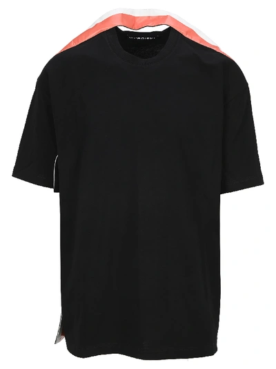 Shop Y/project Stripe Trim T-shirt In Black