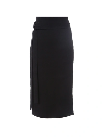 Shop Jil Sander Skirt In Black