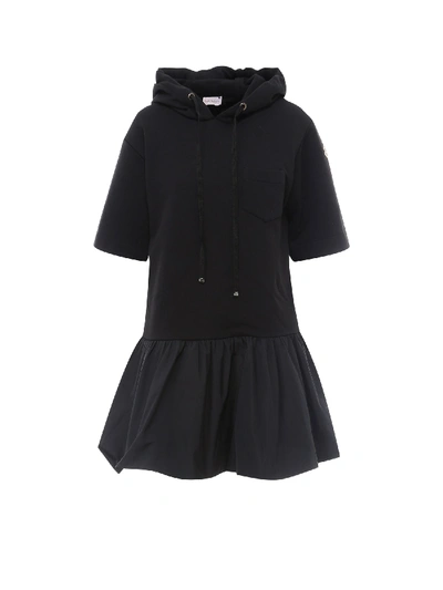 Shop Moncler Dress In Black