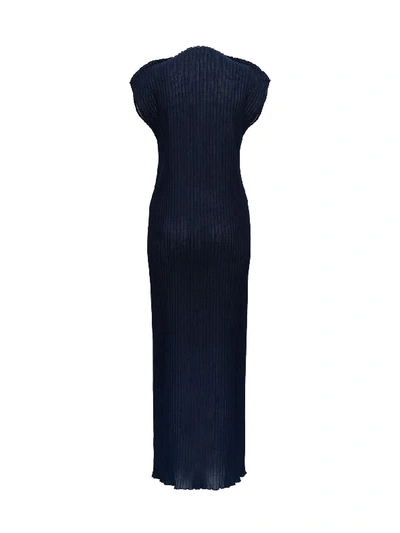 Shop Jil Sander Mid-length Column Dress In Blu
