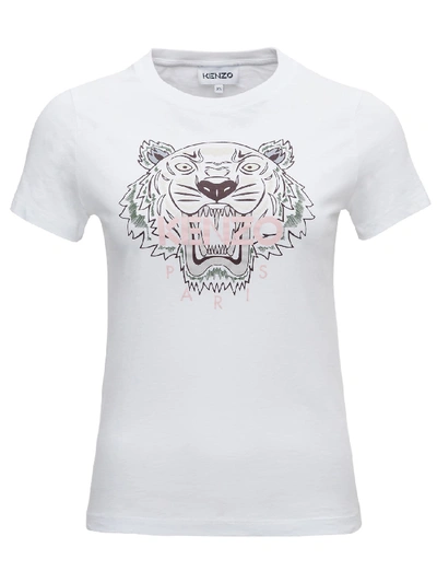 Shop Kenzo Tiger Tee In White