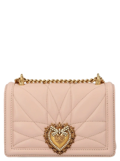 Shop Dolce & Gabbana Devotion Bag In Pink