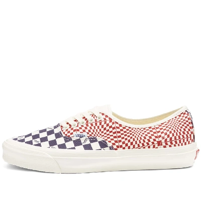 Shop Vans Vault Ua Og Authentic Lx In Red