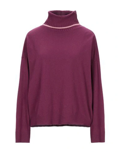 Semicouture Turtleneck In Mauve