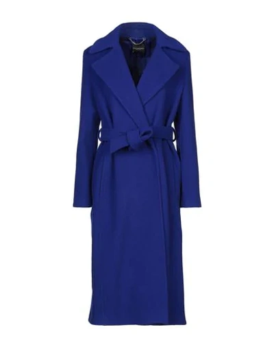 Shop Atos Lombardini Coats In Blue