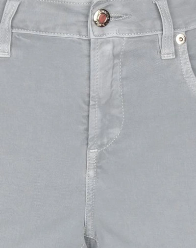 Shop Siviglia Woman Pants Light Grey Size 25 Cotton, Elastane