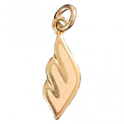 Pre-owned Gavello Gold Gold And Steel Pendant