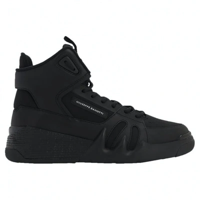 Pre-owned Giuseppe Zanotti Black Leather Trainers