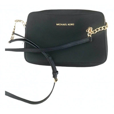 Pre-owned Michael Kors Cindy Black Leather Handbag