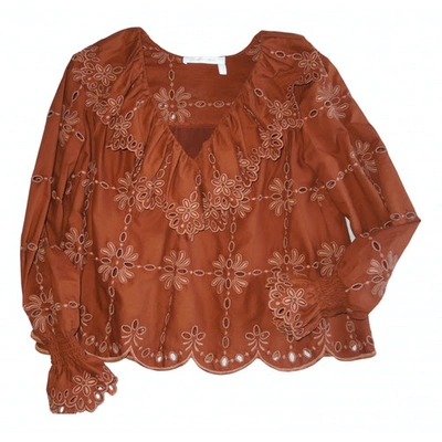 Pre-owned See By Chloé N Brown Cotton  Top