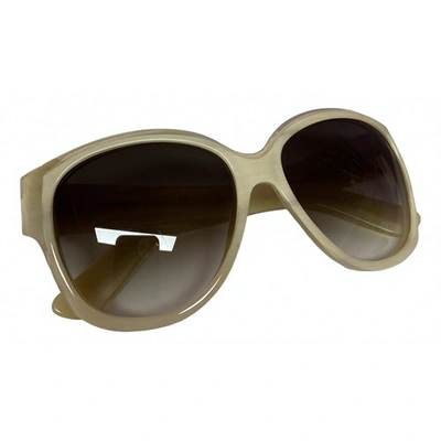 Pre-owned Saint Laurent Beige Sunglasses
