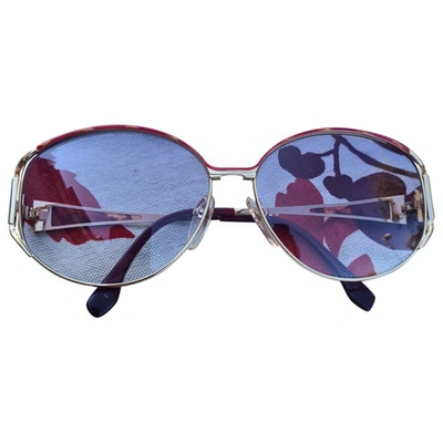 Pre-owned Saint Laurent Pink Metal Sunglasses