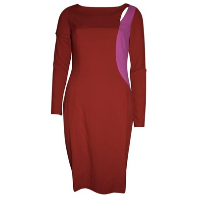 Pre-owned Dkny Mid-length Dress In Multicolour