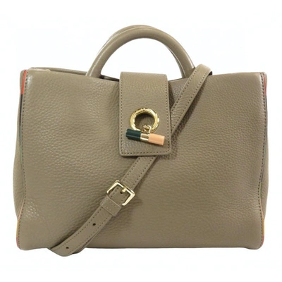 Pre-owned Paul Smith Grey Leather Handbag