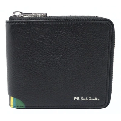 Pre-owned Paul Smith Black Leather Wallet