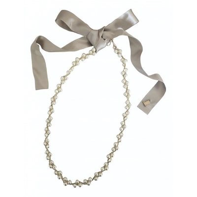 Pre-owned Lanvin Pearls Necklace