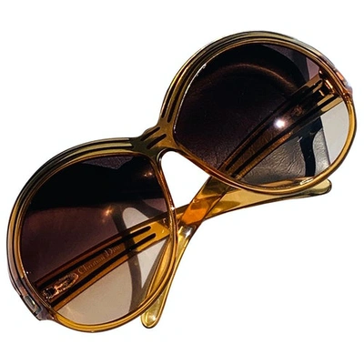 Pre-owned Dior Camel Sunglasses